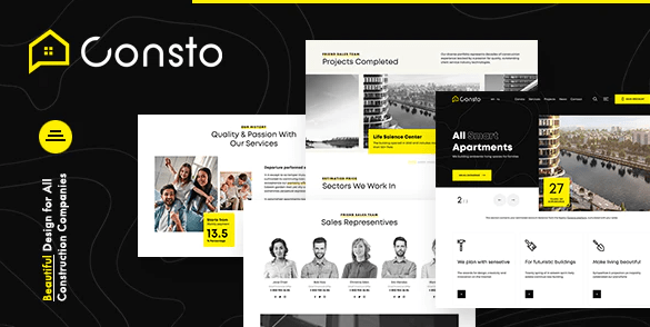 Consto | Industrial Construction Company Theme