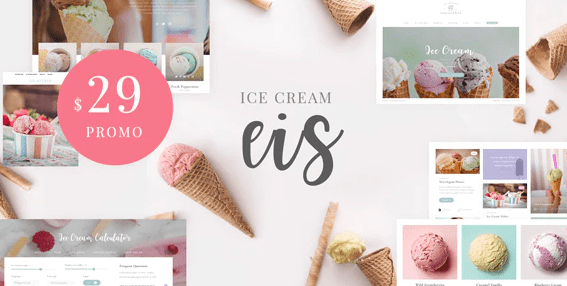 Eis - Ice Cream Shop WordPress Theme