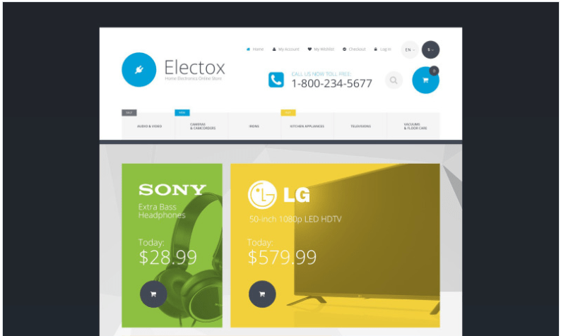 Electox Magento Theme