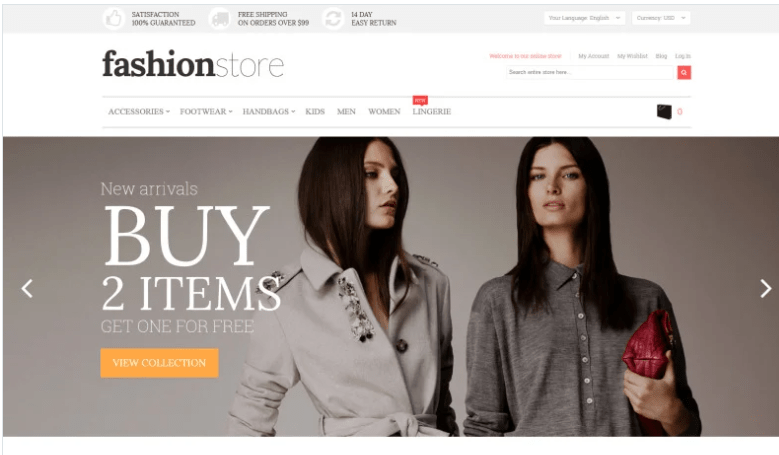 Fashion Store Magento Theme