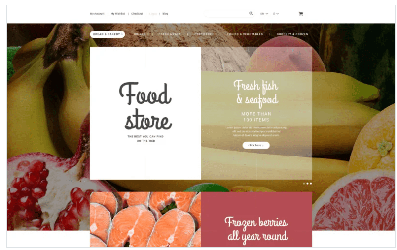 Food Store Magento Theme
