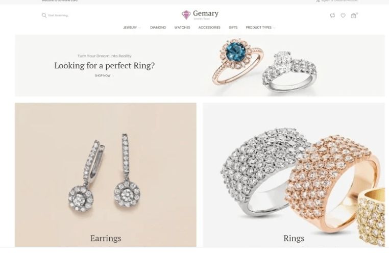 Gemany - Jewel Store Template Magento Theme