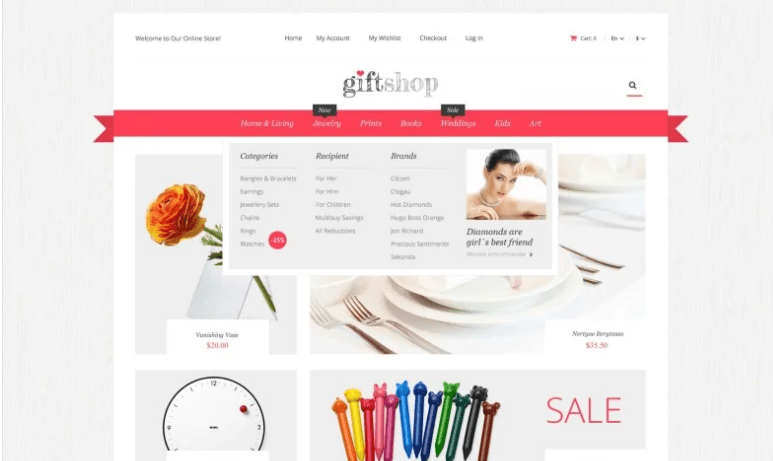 Gift Shop Magento Theme