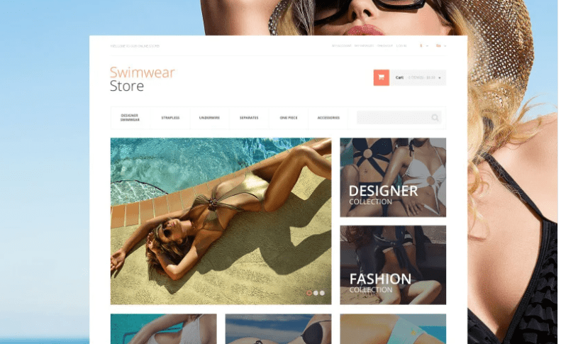Gorgeous Swimwear Magento Theme