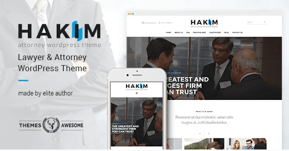 Hakim | Attorney and Lawyer WordPress Theme