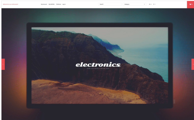 Home Electronics Store Magento Theme