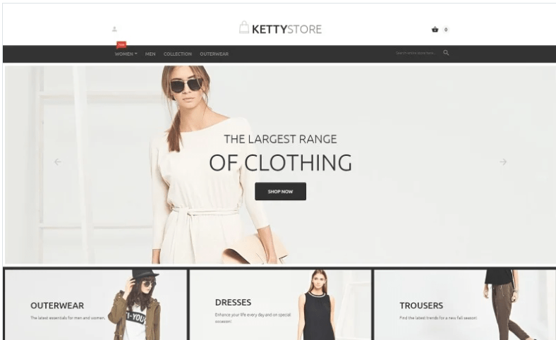 KettyStore Magento Theme