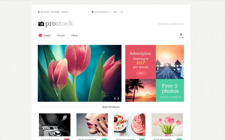 Online Portfolio Magento Theme