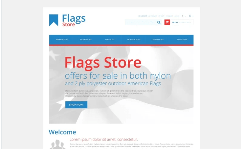 Politics Responsive Magento Theme