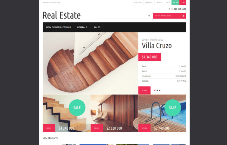 Reliable Real Estate Magento Theme