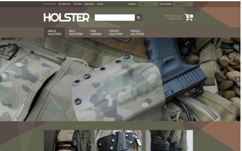 Secure Weapon Capture Magento Theme
