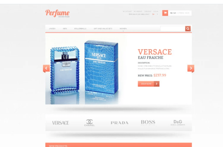 Subtle Fragrance Magento Theme
