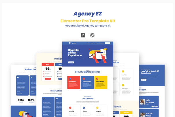 AgencyEz - Elementor Pro Template Kit