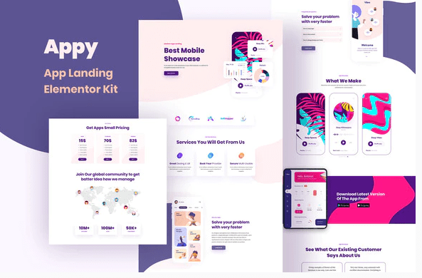 Product Image - Appy – Sales & Landing Page Template Kit Product Image - Appy – Sales & Landing Page Template Kit