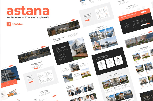 Astana - Real Estate & Architecture Elementor Template Kit
