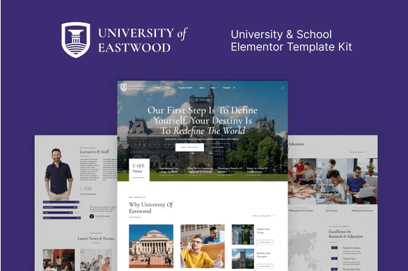 Eastwood – University & School Elementor Template Kit