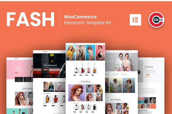 Fash - WooCommerce Elementor Template Kit