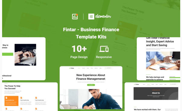 Fintar - Finance Management Elementor Template Kit