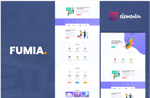 Fumia- Startup Agency Template Kit