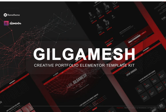 Gilgamesh - Creative Portfolio Elementor Template Kit