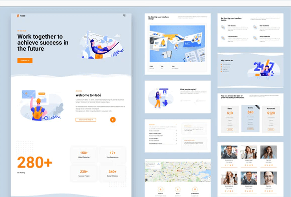 Hadé - Business Elementor Template Kit