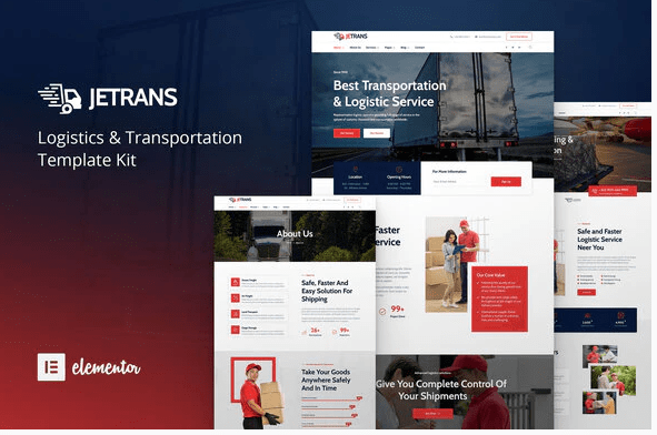 Product Image - Jetrans – Logistics & Transportation Elementor Template Kit