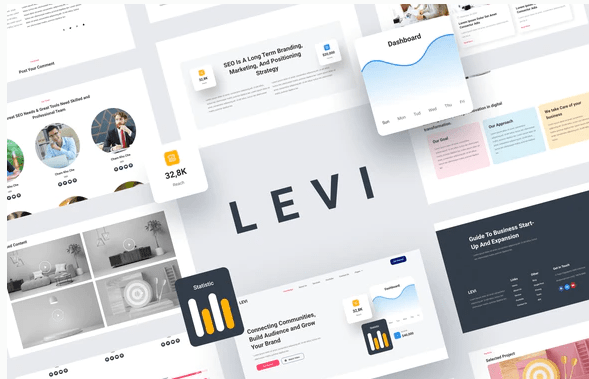Levi - Digital Marketing Elementor Template Kit