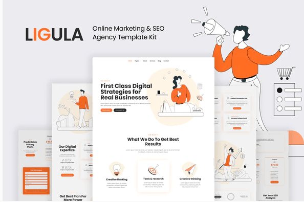Ligula — Online Marketing & SEO agency Template Kit