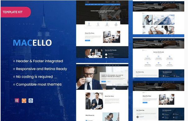 Macello - Business Consulting & Accounting Elementor Template Kit