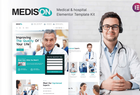 Medison - Hospital & Healthcare Clinic Elementor Template Kit