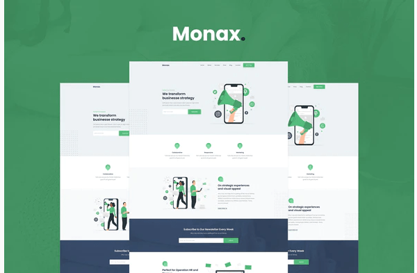 Product Image - Monax – Saas & Startup Elementor Template Kit