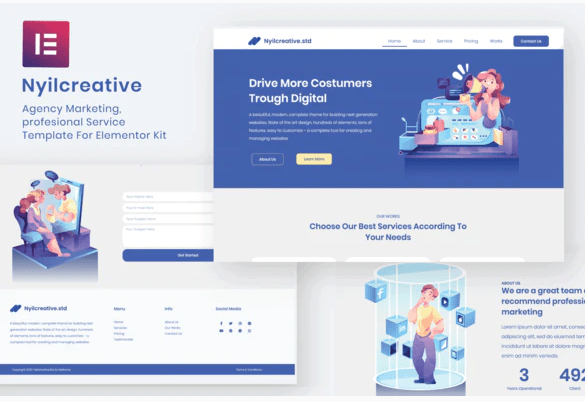 Nyil - Business Agency Elementor Template Kit
