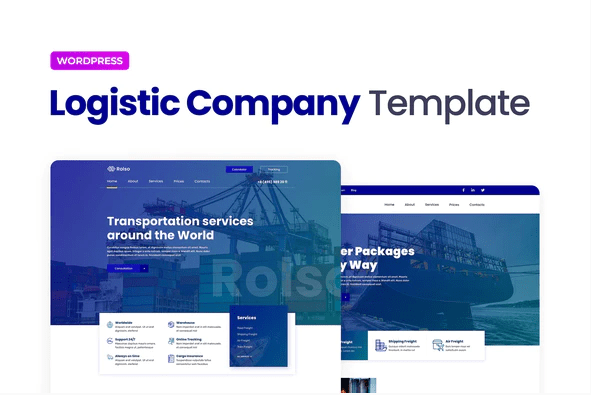 Product Image - Rolso – Logistic Company Elementor Template Kit