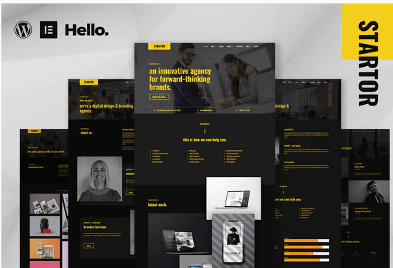 STARTOR - Agency & Company Elementor Template Kit