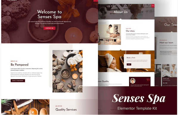 Product Image - Senses – Beauty Spa Salon Elementor Template Kit