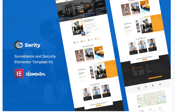 Product Image - Serity – CCTV & Security Cameras Elementor Template Kit