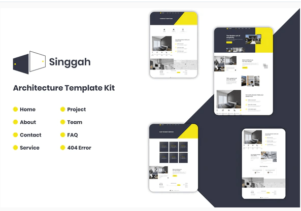 Singgah - Architecture Elementor Template Kit
