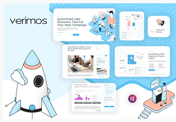 Verimos – Tech Startup & Digital Company Template Kit