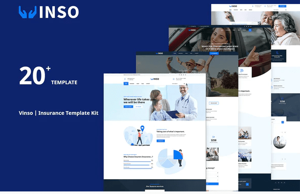 Vinso | Insurance Elementor Template Kit
