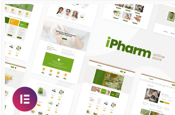Product Image - iPharm – Online Pharmacy Woocommerce Elementor Template Kit