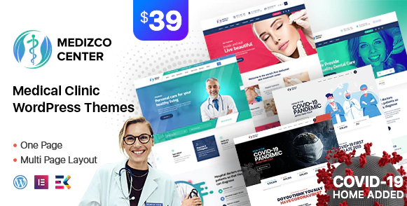 Medizco - Medical Health & Dental Care Clinic WordPress Theme 3.5.1