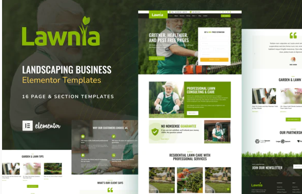 Product Image - Lawnia – Gardener & Landscaping Business Elementor Template Kit Product Image - Lawnia – Gardener & Landscaping Business Elementor Template Kit