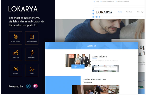Lokarya - Real Estate Elementor Template Kit