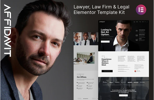 Affidavit – Lawyer & Law Firm Elementor Template Kit