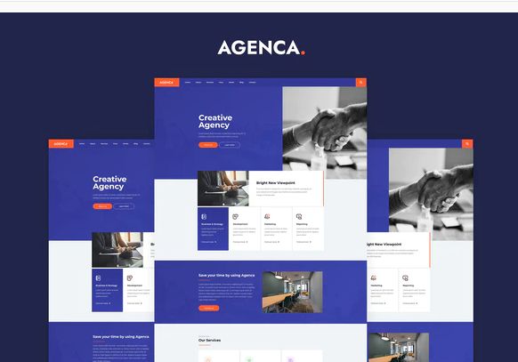 Agenca - Creative Agency Elementor Template Kit