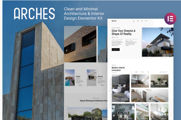 Arches – Minimal Architecture & Interior Design Elementor Template Kit