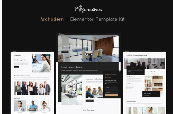 Archodern - Interior & Architecture Elementor Template Kit