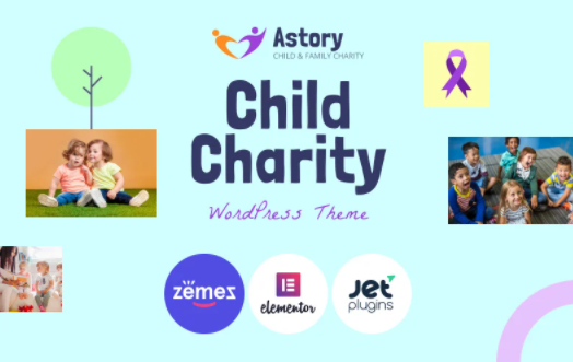 Astory - Child Charity WordPress Theme