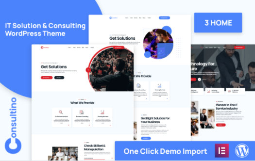 Consultino – IT Solutions & IT Service WordPress Theme