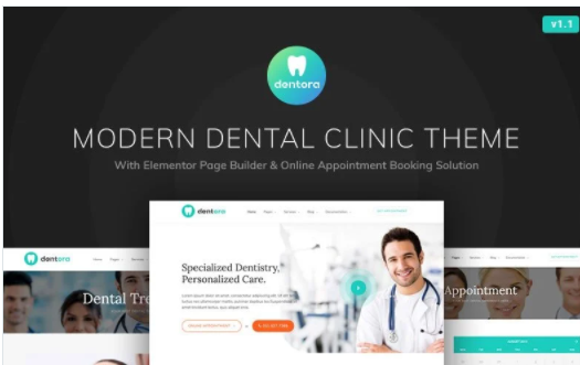 Product Image - Dentora – Dental Clinic WordPress Elementor Theme